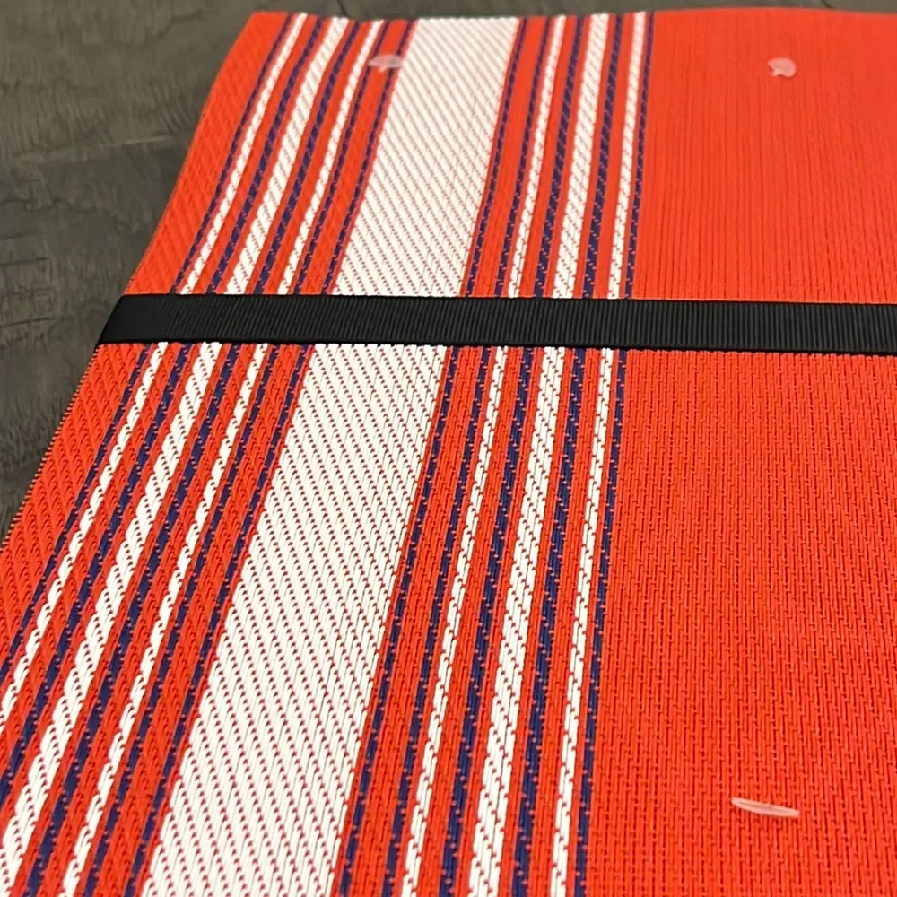 Ralph Lauren Table Placemats X 6 mats new red stripe home dining casual formal